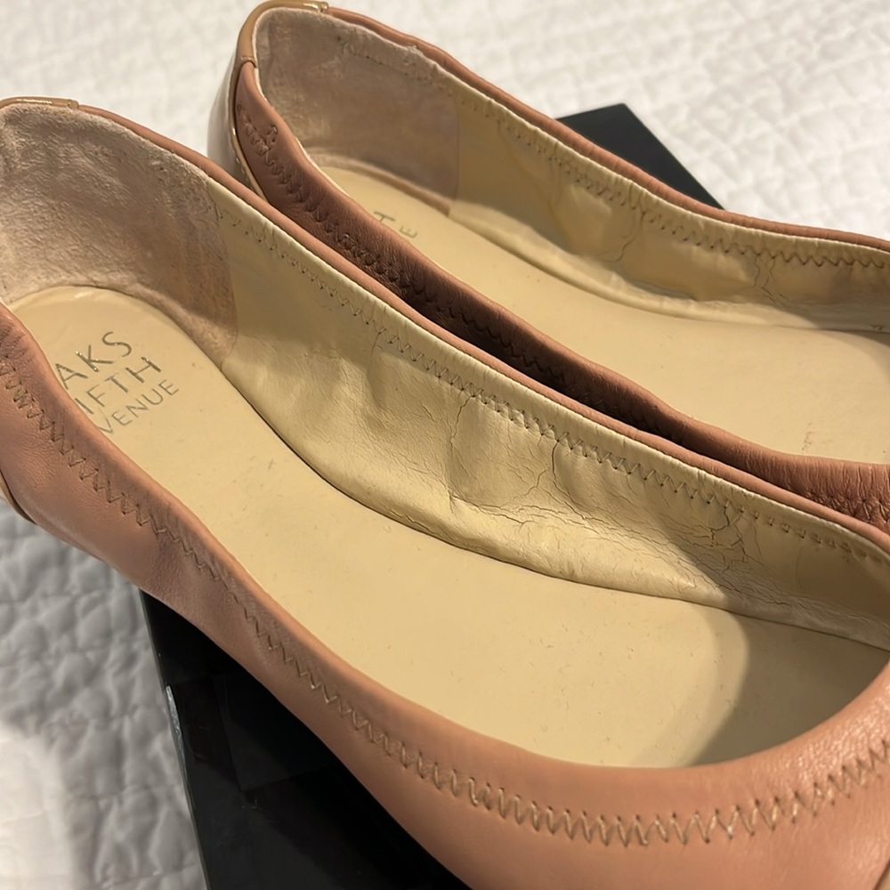 Saks Fifth Ave ballet flats - Picture 6 of 10
